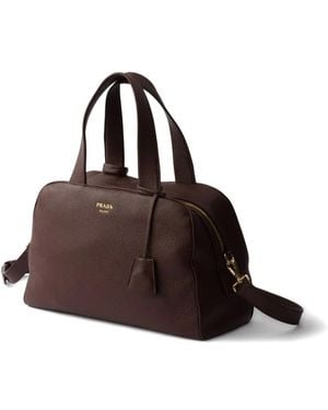 Prada Borsa Tote Grande - Marrone