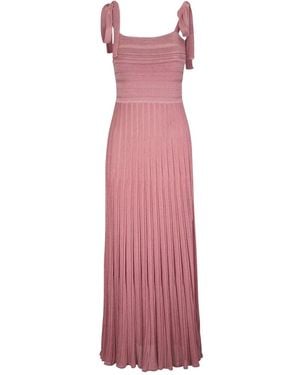 Zimmermann Geplooide Maxi-Jurk - Paars