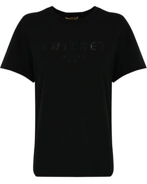 Twinset Logo T-Shirt - Black