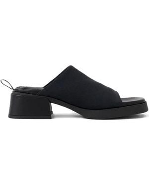 Miista Zooey Open-Toe Mules - Black