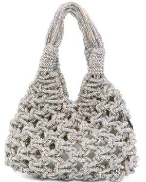 HIBOURAMA Mini Vannifique Tote Bag - White