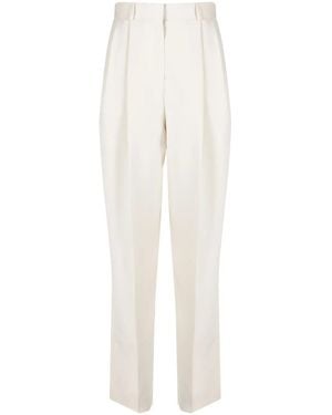 TOTEME Riva Tapered-Hose - Weiß
