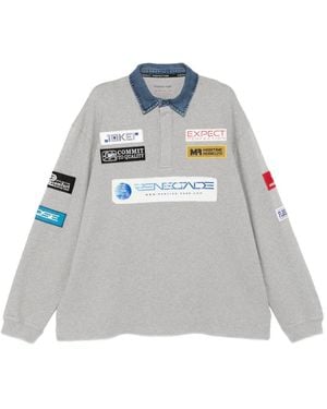 Martine Rose Polo Con Applicazione - Grigio