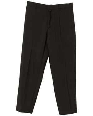 Jil Sander Pressed-Crease Tailored Pants - Black