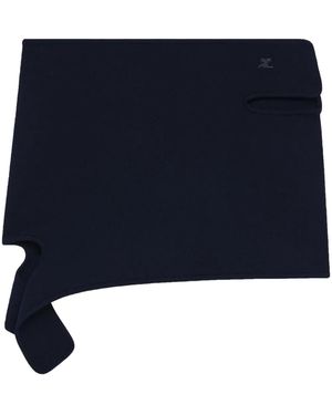 Courreges ループ ミニスカート - ブルー