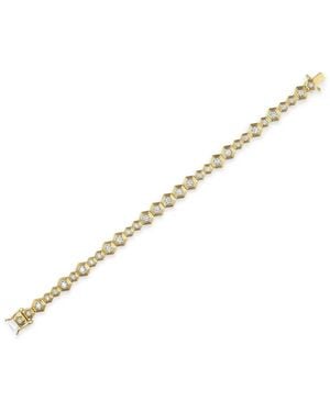 Sara Weinstock Pulsera Honey Comb Con Diamantes - Metálico