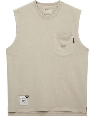 Musium Div. Sleeveless Pocket T-Shirt - Natural