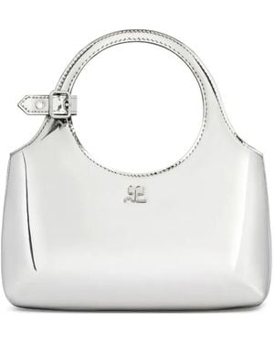 Courreges Borsa A Spalla Holy Mini - Bianco
