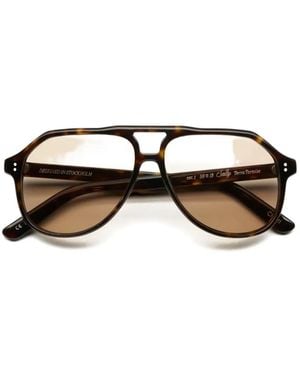 Chimi Sally Pilot-Frame Sunglasses - Black