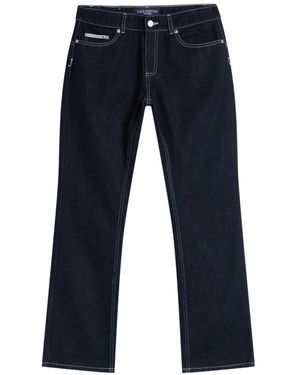 Juicy Couture Logo-Patch Bootcut Jeans - Blue
