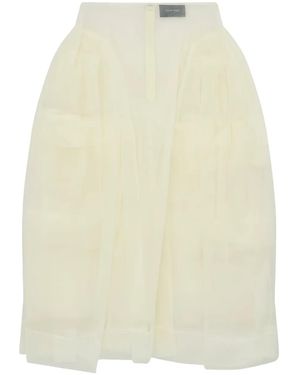 Simone Rocha Textured Skirt - Natural