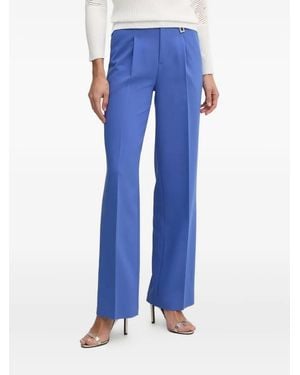 Joop! Marlene Pleated-Front Pants - Blue