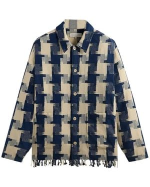 Kith Houndstooth Overshirt - Blue