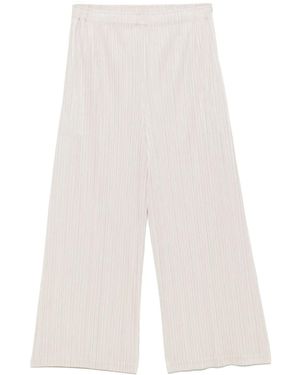 Pleats Please Issey Miyake Thicker Bottom 1 パンツ - ホワイト
