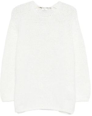Comme des Garçons Pull Texturé - Blanc