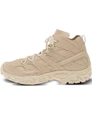 Merrell Moab 2 Decon Mid Cord Se Suede Trainers - Natural
