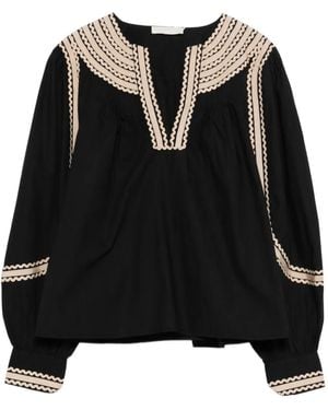 Ulla Johnson Laurenza Blouse - Black