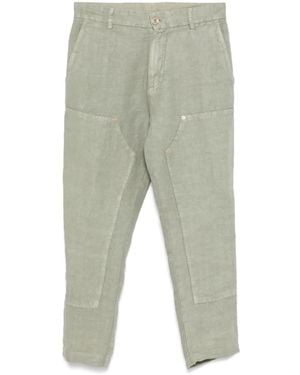 Eleventy Klassische Cropped-Hose - Grün