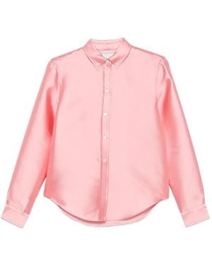 Calvin Klein Sophie Button-Down Shirt - Pink