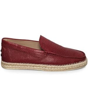 Tod's Espadrille Loafers - Red
