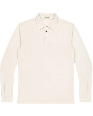 Heritage Long-Sleeve Polo Shirt - White