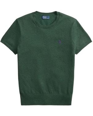 Polo Ralph Lauren Logo-Embroidered Short-Sleeve T-Shirt - Green