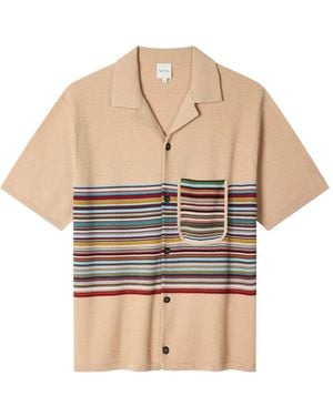 Paul Smith Gestricktes Hemd Aus Bio-Baumwolle - Natur