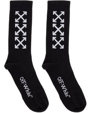 Off-White c/o Virgil Abloh Arrow-Print Socks - Black