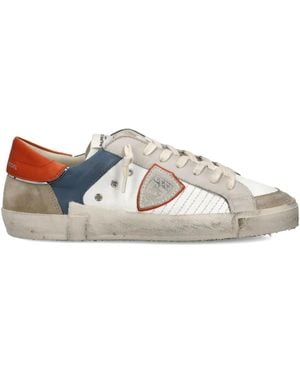 Philippe Model Sneakers Prsx Con Design Color-Block - Bianco