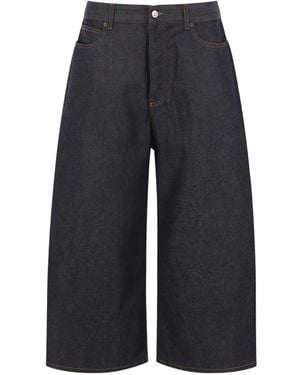 Balenciaga Belt-Loops Jeans - Blue