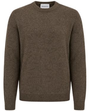 Amaranto Maglieria Pullover Mit Rundem Ausschnitt - Grün