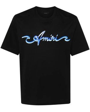 Amiri T-Shirt Met Logoprint - Zwart