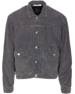 sunflower Button-Fastening Jacket - Grey