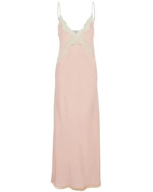 forte_forte Lace-Trim Sleeveless Maxi Dress - White