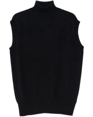 Sofie D'Hoore High-Neck Sleeveless Sweater - Black