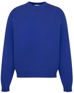 Jil Sander Logo-Print Sweatshirt - Blue