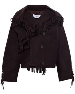 IRO Daring Fringed Jacket - Black