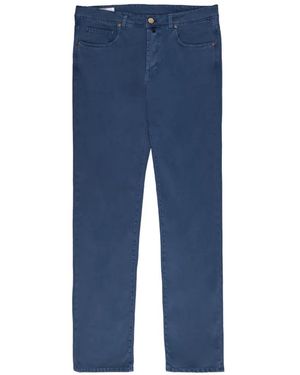 Incotex Broek Met Vijf Zakken - Blauw