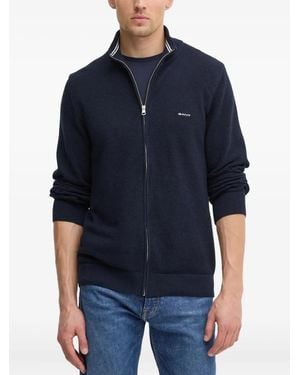 GANT Cardigan Mit Reißverschluss - Blau