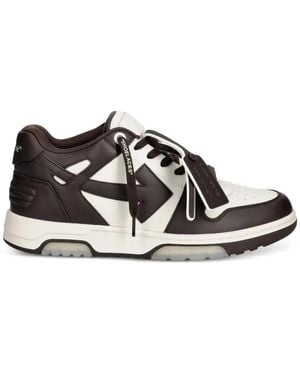 Off-White c/o Virgil Abloh Out Of Office Panelled Leather Trainers - White