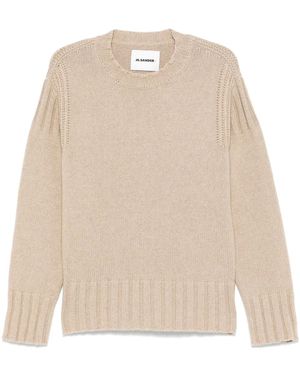 Jil Sander カシミア セーター - ナチュラル