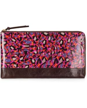 Dries Van Noten Large Leather Wallet - Rot