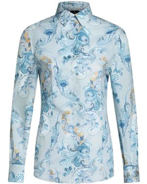 Etro ペイズリー シャツ - ブルー