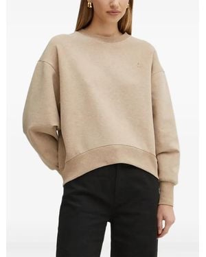 BOSS Embroidered-detail Sweatshirt - Natural