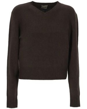 Almada Label Gaelle Pullover Mit V-Ausschnitt - Schwarz