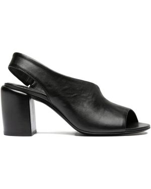 Officine Creative Felicia 005 Criss-Cross Heeled Sandals - Black