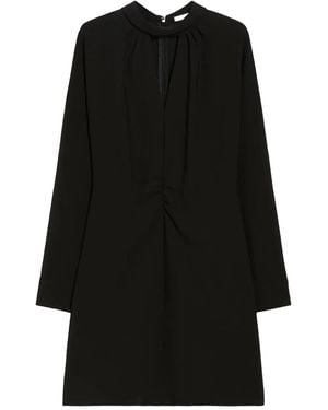 Pennyblack V-Neck Midi Dress - Black