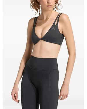 adidas Reggiseno Optime Reversibile - Nero