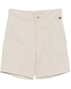 Chocoolate Shorts Mit Logo-Patch - Natur