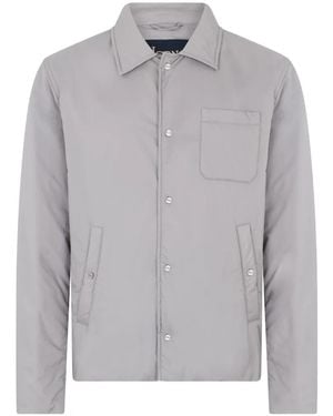 Herno Chest-Pocket Shirt Jacket - Gray